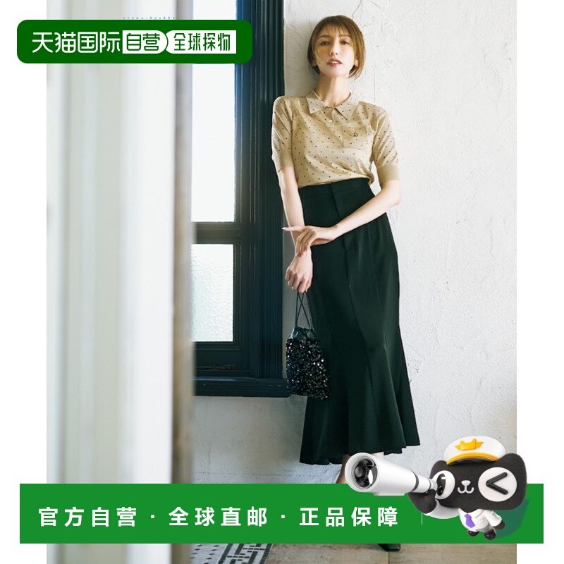 1h可退 日本直邮DRESSTERIOR 女士点缀拉丝感透视圆领Polo衫 0851,女装/女士精品,POLO衫,淘宝优惠券,粉丝福利购,淘宝优惠卷