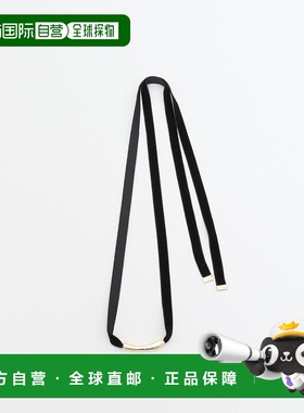 1h可退 日本直邮NOLLEY'S 女士 蕾丝感丝绒缎带项链 精致金色配件