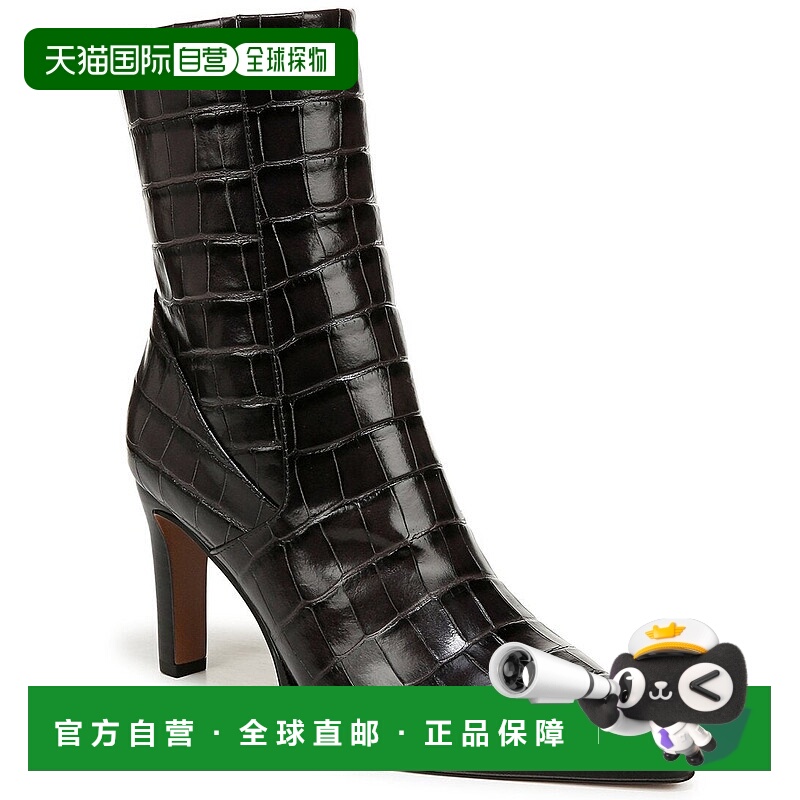 自营Franco Sarto Appia 皮靴 - 灰色 美国奥莱直发