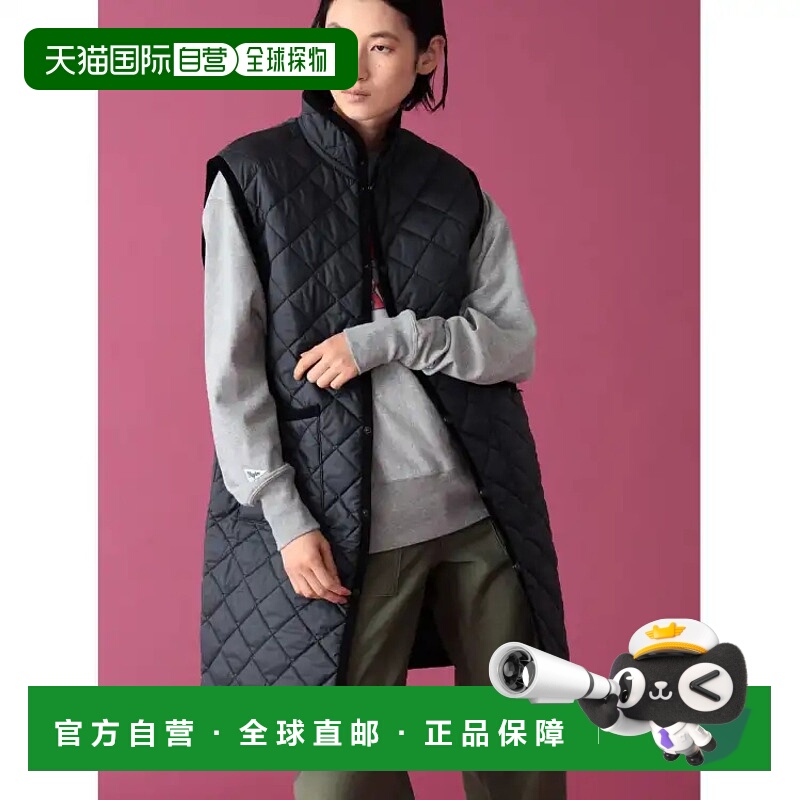 1h可退 日本直邮LAVENHAM 女士长款马甲 大方设计立领 特色二英寸