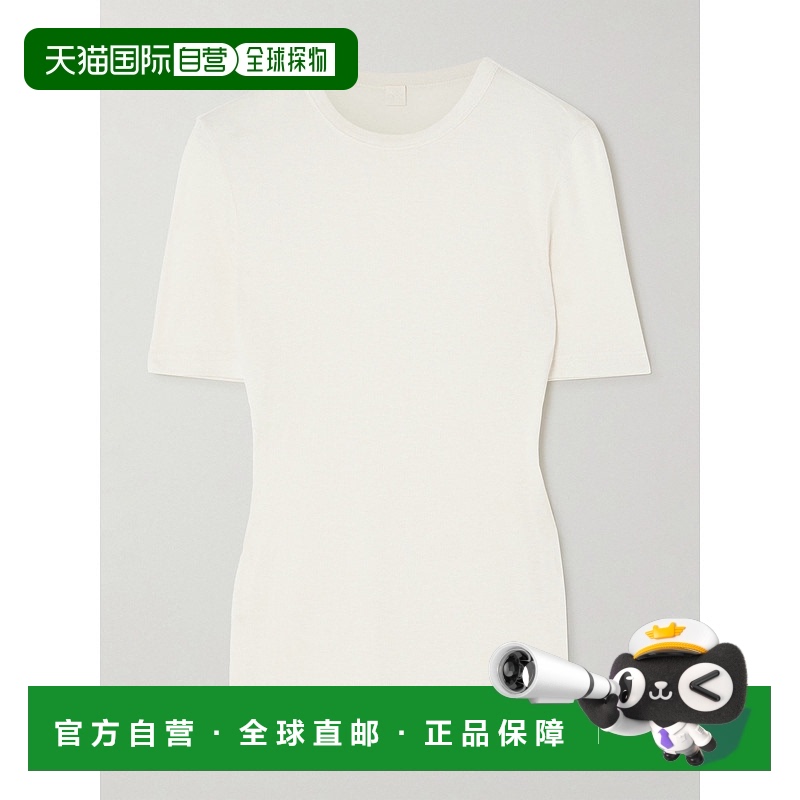 1h可退 香港直邮TOTÊME 女士 罗纹针织T恤 251WRT0449FB0354Winte