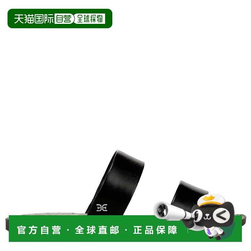 自营Sam Edelman Gala Flat Sandal Black Leather  I7205L2001 W