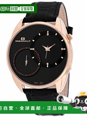 自营Oceanaut Men's Black dial Watch - black 美国奥莱直发