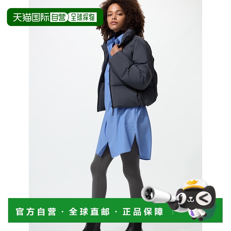 日本直邮UNIQLO优衣库 纯色吸湿发热轻薄温暖修身保暖裤 女款 深