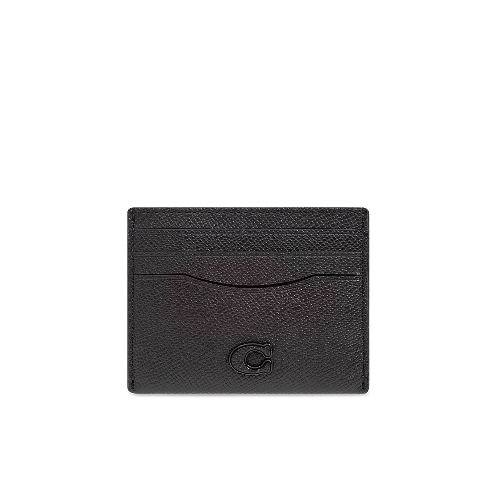 COACH 男士钱包 CL2530BLK 黑色 Card case with logo