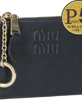 日本直邮Miu Miu 硬币盒 5MC93M AEFX F0002 NERO 黑色碎片盒