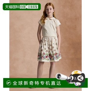 棉缎花卉上衣裙子 欧洲直邮RalphLauren拉夫劳伦