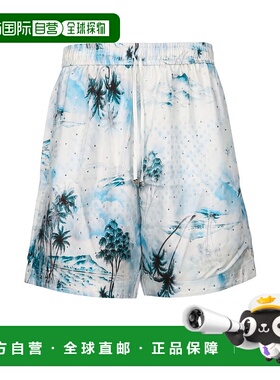 香港直邮AMIRI 男士 短裤 AMSHSH1007ASHLEYBLUE 舒适时尚