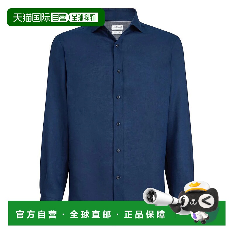 香港直邮BRUNELLO CUCINELLI 男士衬衫 MM6840627C011 SS2026长袖