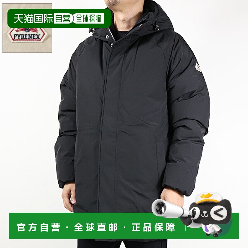 日本直邮PYRENEX SPARK 羽绒服 (HMY025 P0009) 男士连帽中长款徽