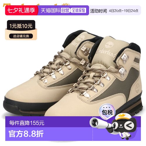 日本直邮Timberland 靴子 Euro Hiker 男士 W 宽度 EURO HIKER L/