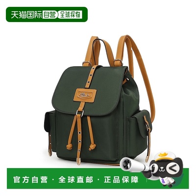 自营 mia k collectionPaula Backpack for Women's olive 美国奥