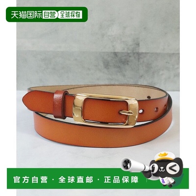 日本直邮florge 方形框架扣粗款皮革腰带 FL8218EW08192 腰带