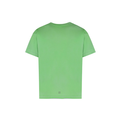 香港直邮GIVENCHY 男士T恤 BM71JB3YJ8322 SS2024 绿色 Cotton cr