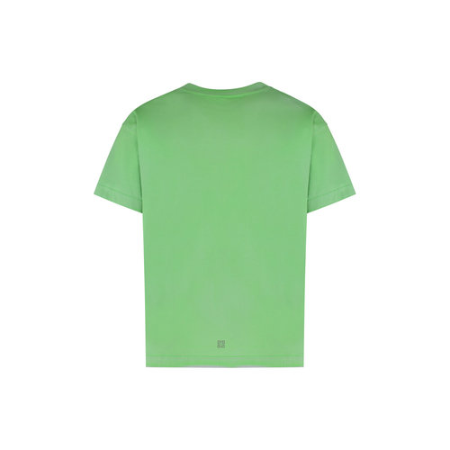 香港直邮GIVENCHY 男士T恤 BM71JB3YJ8322 SS2024 绿色 Cotton cr
