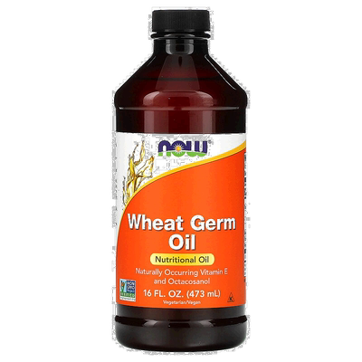 香港直发now foods小麦胚芽油全素食富含维生素E473ml