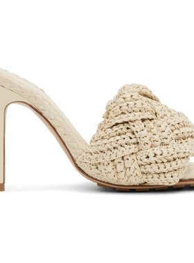 潮奢 Bottega Veneta 葆蝶家 女士 灰白色 Lido 凉鞋 729761V0GO0