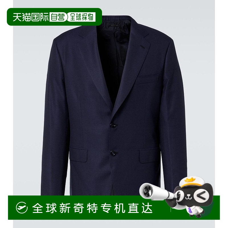 1h可退 香港直邮潮奢 Brioni 布里奥尼 男士 羊毛丝质羊绒西装外