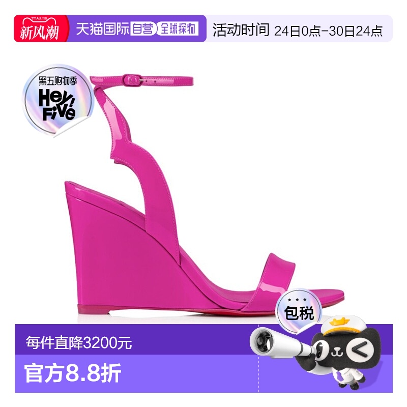 香港直邮Christian Louboutin 坡跟凉鞋 3230041路铂廷