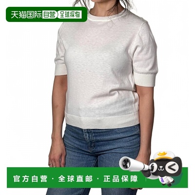 自营brodie cashmereLucy Crewneck Tee In Ice Water - ice wate