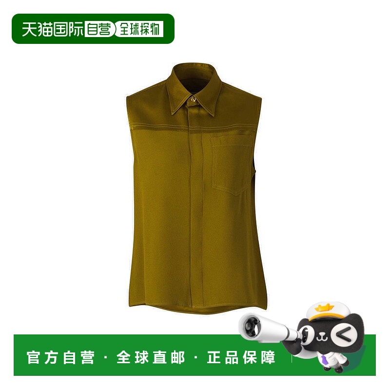 1h可退 香港直邮Ami Paris 女士 AMI Paris 羈扣無袖襯衫 FSH220A