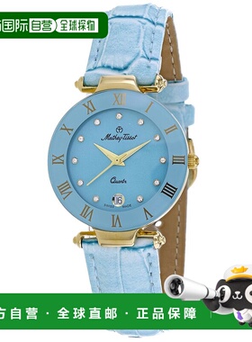 自营Mathey Tissot女式Coupole蓝色表盘手表-蓝色 美国奥莱直发