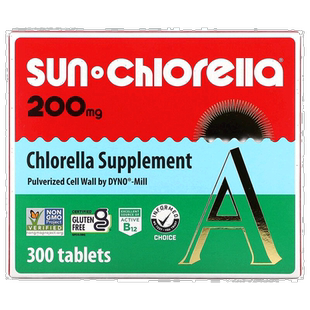 香港直发Sun Chlorella升康力小球藻片200mg300片提高天然补充剂