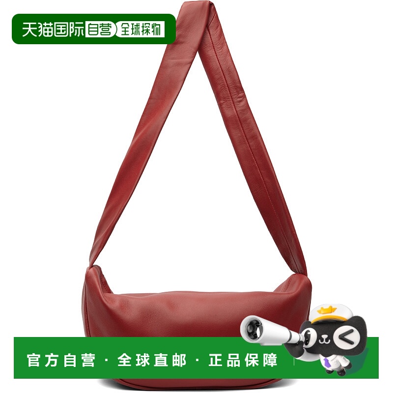 1h可退 香港直邮潮奢 ST.AGNI 女士 红色 Soft Crescent 单肩包 S