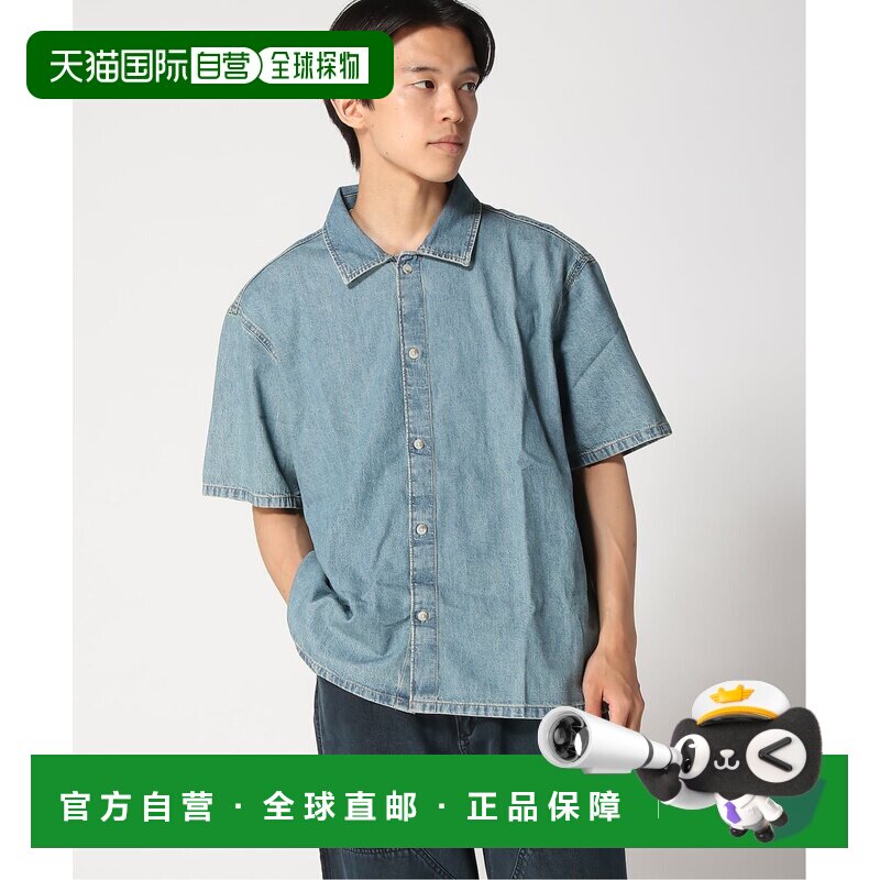 日本直邮GAP M 丹宁宽松版型衬衫图片