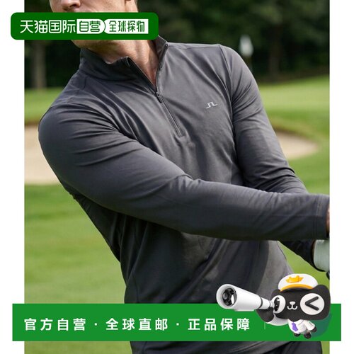 韩国直邮J.LINDEBERG Luke 四分之一拉链中层 (GMJS10943-W015) T
