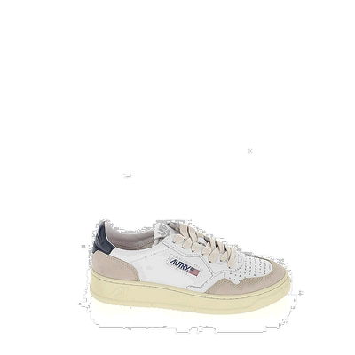 香港直邮AUTRY 女士运动鞋 AULWLS28 AW2025 白色 logo贴花系带休