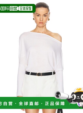 1h可退 香港直邮Simkhai 女士 Lavina 垂褶露肩毛衣 SI2011K