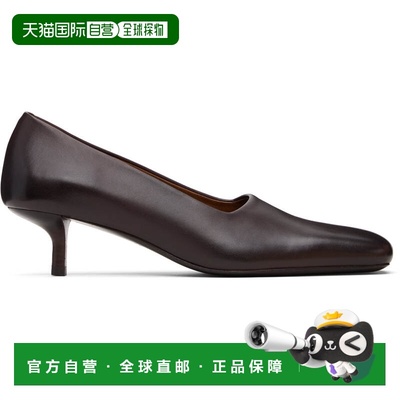 1h可退 香港直邮潮奢 marsell 女士 棕色 Spazzola 中跟鞋 MW8701