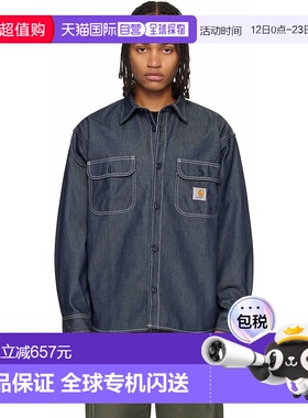 1h可退 香港直邮潮奢 CARHARTT WIP 男士 蓝色 Tigan 牛仔夹克 I0