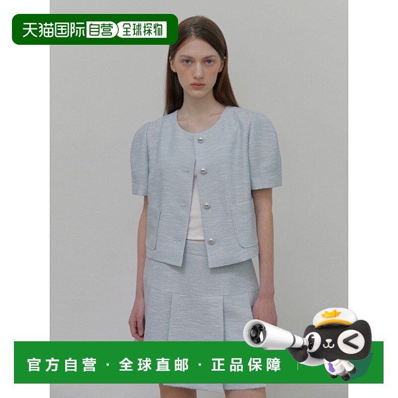 韩国直邮ETMON 女士运动茄克/外套5005759361 Puff Tweed Jacket L