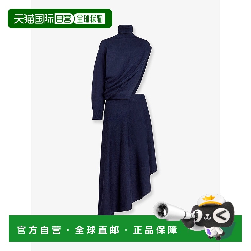 1h可退 香港直邮alaia 女士 镂空初剪羊毛连衣裙 AA9R2847K160C