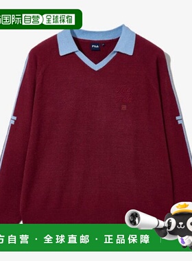 韩国直邮FILA Wheela Cara Boucle 套头毛衣 FS253ST01X001639