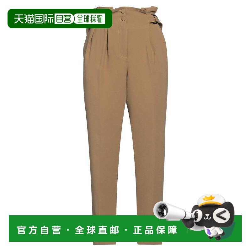 1h可退 香港直邮Pinko 品高 女士 休闲长裤 brown棕色 舒适时尚,女装/女士精品,休闲裤,淘宝优惠券,粉丝福利购,淘宝优惠卷