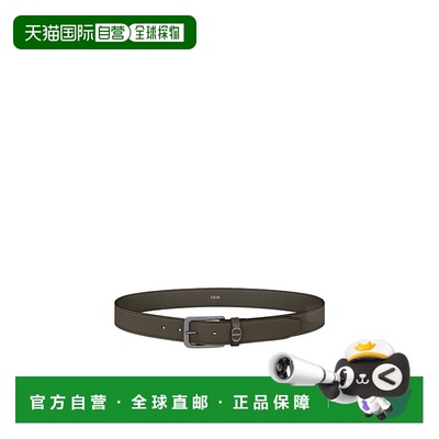 香港直邮Dior CD图标腰带 4561RNICO牛皮针扣