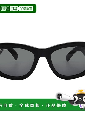 自营Salvatore Ferragamo Grey Cat Eye Ladies Sunglasses SF108