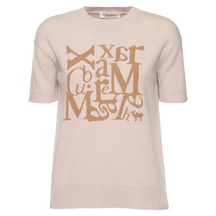 Felicia羊毛针织logo短袖 潮奢 女士 MaxMara 上衣 麦斯玛拉