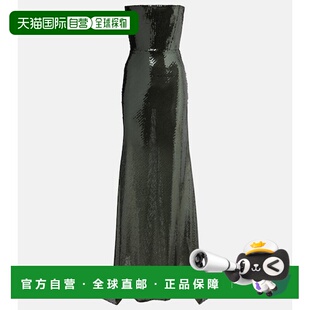 香港直邮潮奢 珠片束腰睡裙 ALEX 女士 green绿色 PERRY 1h可退