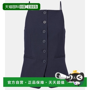 女士 舒适 香港直邮潮奢 blue蓝色 1h可退 上衣 Una Staud crêpe