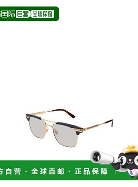 香港直邮GUCCI 男士太阳镜 GG0287S6 AW2021 古驰白色