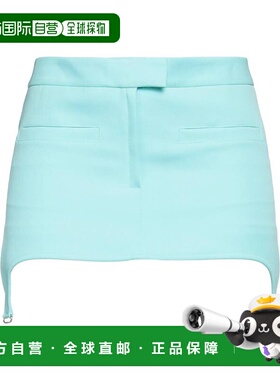 1h可退 香港直邮Courreges 女士 迷你半身裙 green绿色 舒适时尚