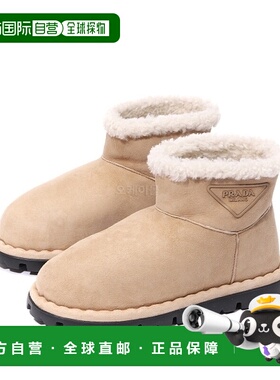 【99新未使用】韩国直邮PRADA 1T217N 1A6 F0379 靴子普拉达保暖