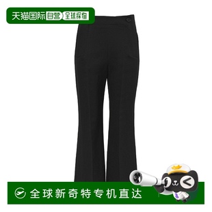 C23SPA11062羊毛喇叭褲 休閑顯瘦外穿 七分休閑褲 香港直郵Chloe