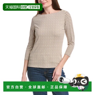 自营J.McLaughlin Wavesong Top - brown 美国奥莱直发