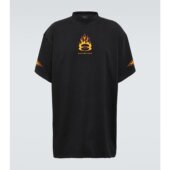 徽标棉质针织T恤 潮奢 000895 男士 宽松款 Balenciaga 巴黎世家