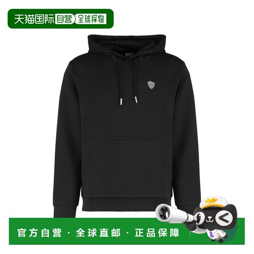 1h可退 香港直邮EA7 男士卫衣 8NPM21PJ4EZ1200 AW2025 黑色 Tech